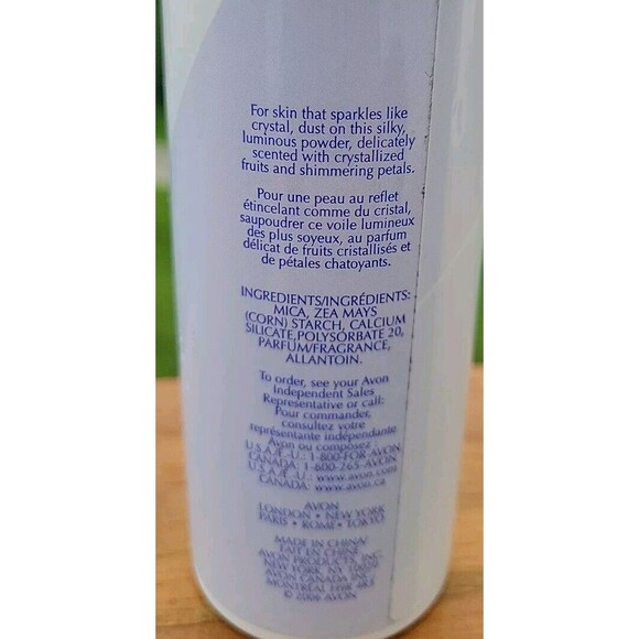 Avon Crystal Aura Shimmering Body Powder 1.4 oz New Discontinued Year 2006 NOS - Picture 2 of 3